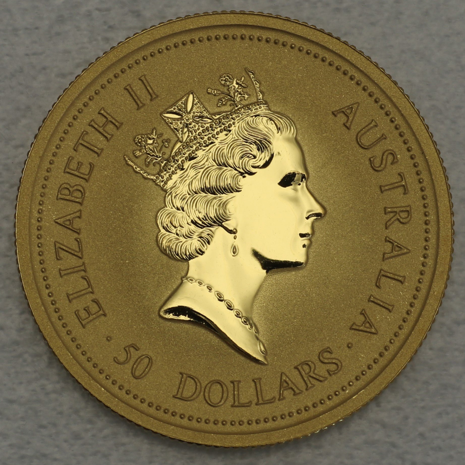 Goldmünze 1/2oz "Känguru" 1997 Australian Nugget (Australien) - Detailansicht 1