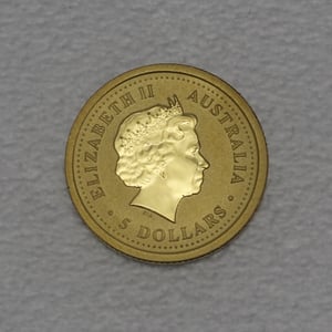 Goldmünze 1/20oz "Hase" 1999 Lunar I – Year of the Rabbit (Australien) - Miniaturansicht 2