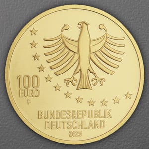 Goldmünze 100 Euro "Leben eines Taugenichts" 2025 Meisterwerke der deutschen Literatur (Deutschland) - Miniaturansicht 2