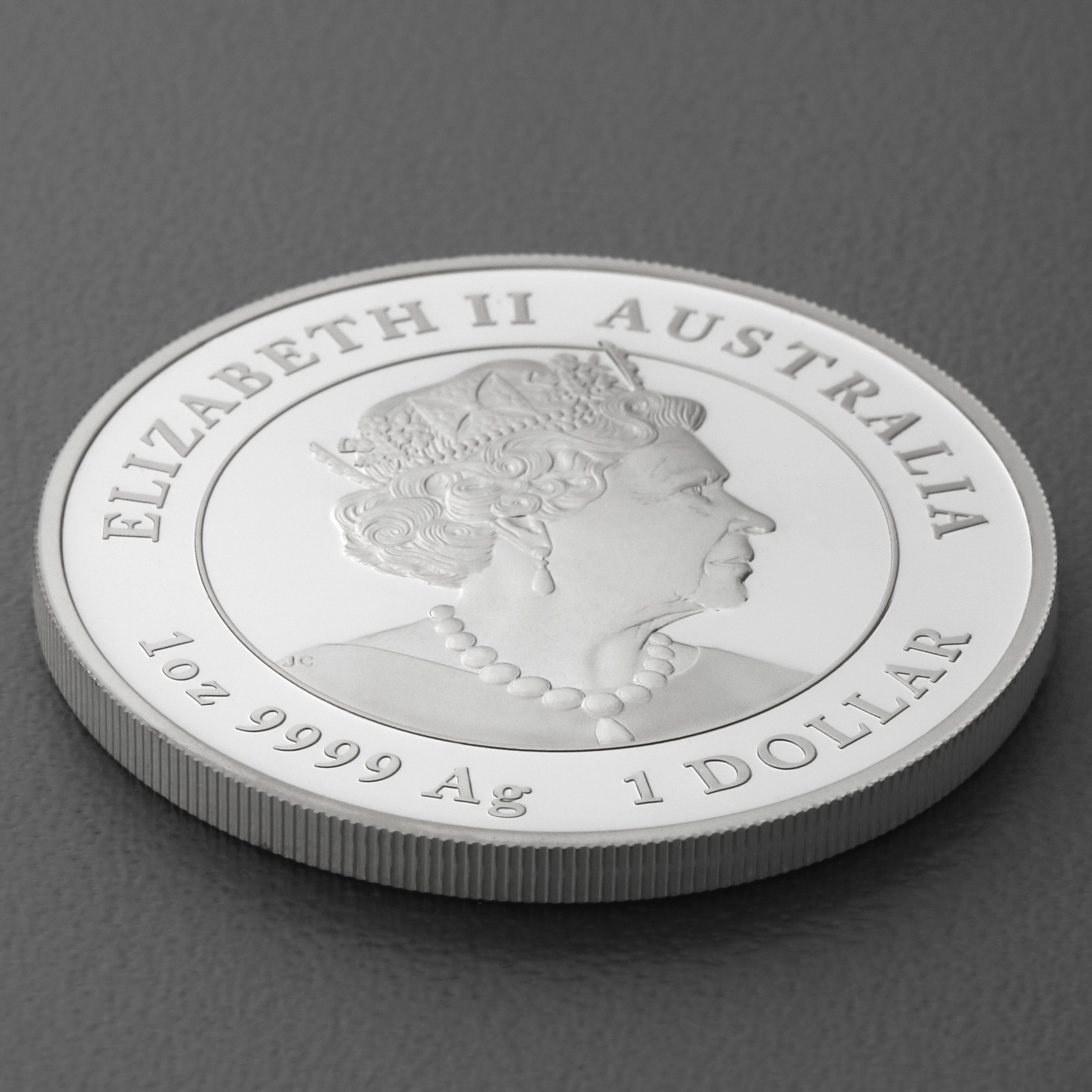 Silbermünzen 1oz "Hase" 2023 (PP/kol./vergoldet) Set 3-teilig Year of the Rabbit (Australien) - Detailansicht 4