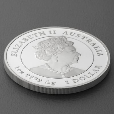 Silbermünzen 1oz "Hase" 2023 (PP/kol./vergoldet) Set 3-teilig Year of the Rabbit (Australien) - Miniaturansicht 5