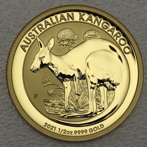 Goldmünze 1/2oz "Känguru" 2021 (Australien) - Hauptansicht