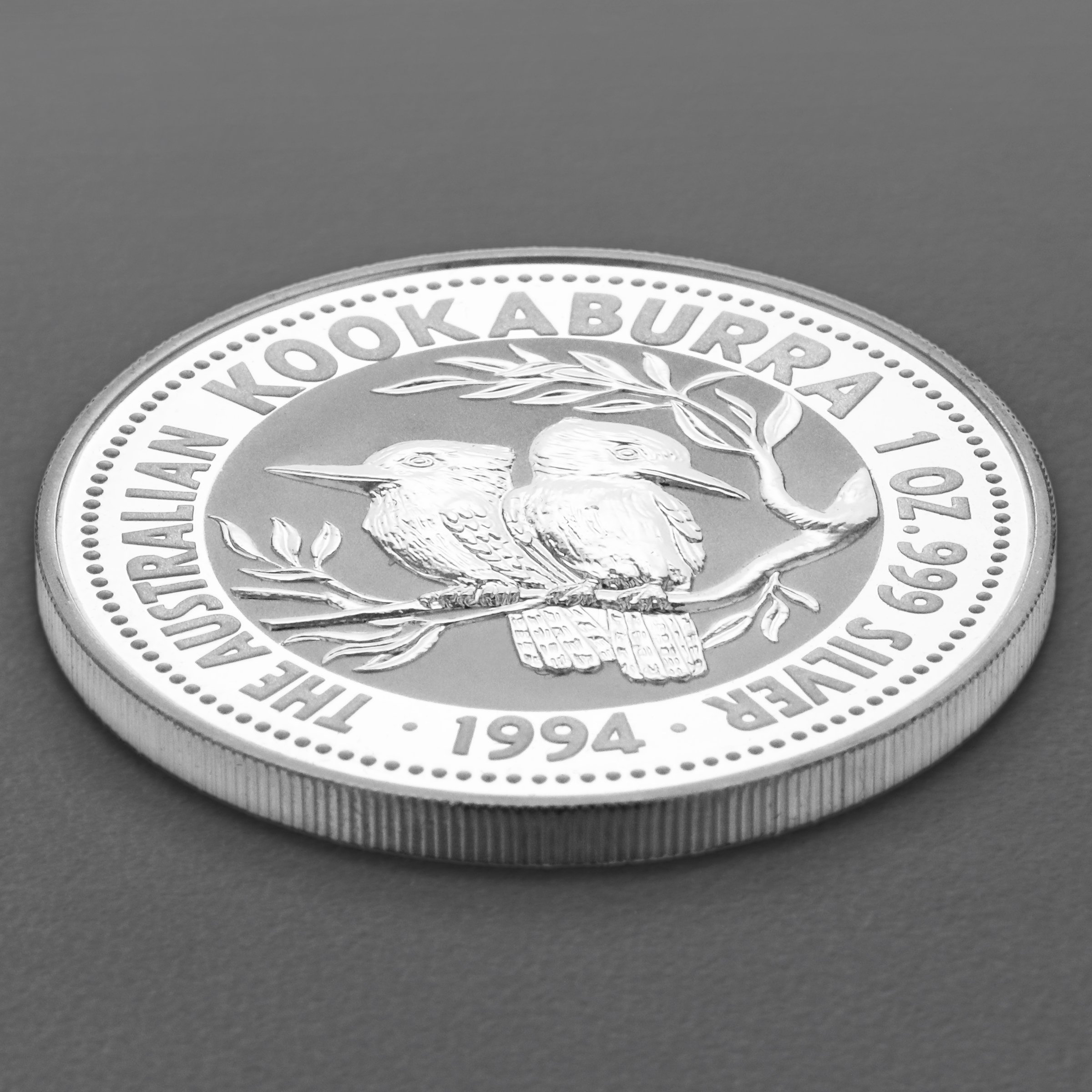 Silbermünze 1oz "Kookaburra" 1994 (Australien) - Detailansicht 2