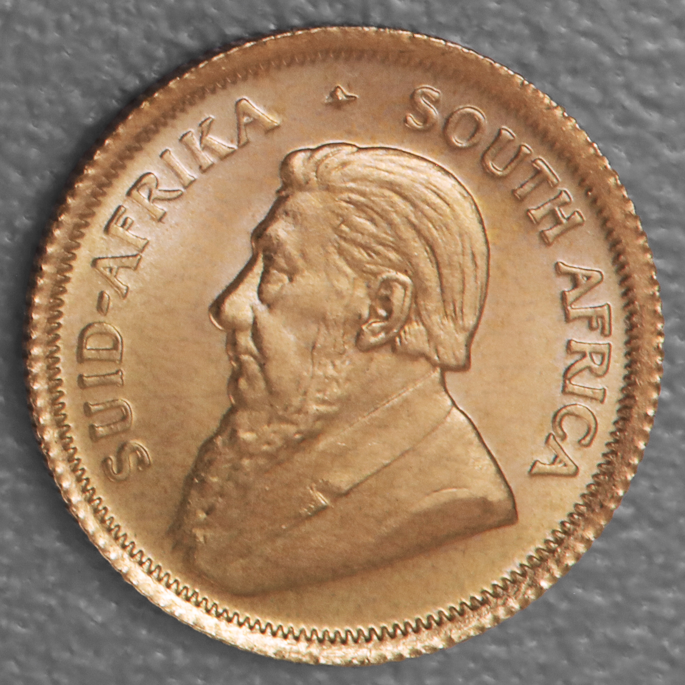 Goldmünze 1/10oz "Krügerrand" 1986 (Südafrika) - Detailansicht 1