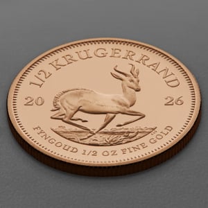 Goldmünze 1/2oz "Krügerrand" aktueller Jahrgang (Südafrika) - Miniaturansicht 3