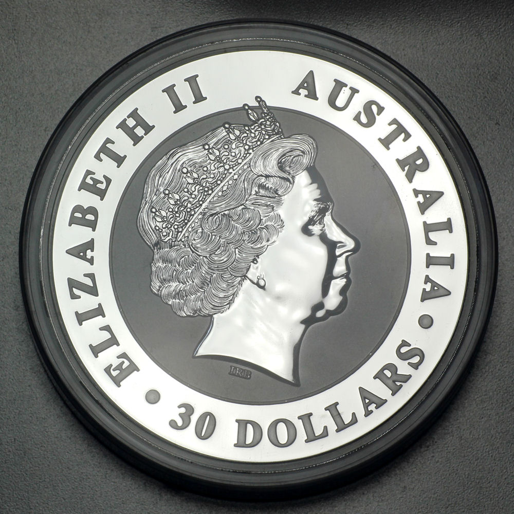 Silbermünze 1kg "Kookaburra" 2014 (Australien) - Detailansicht 1