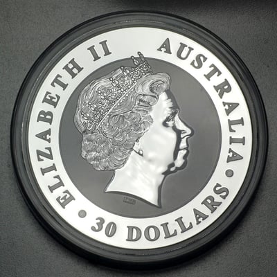 Silbermünze 1kg "Kookaburra" 2014 (Australien) - Miniaturansicht 2