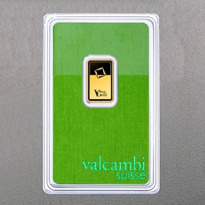 Goldbarren 2,5g "Green Gold" VALCAMBI (999,9 Au) - Miniaturansicht 2