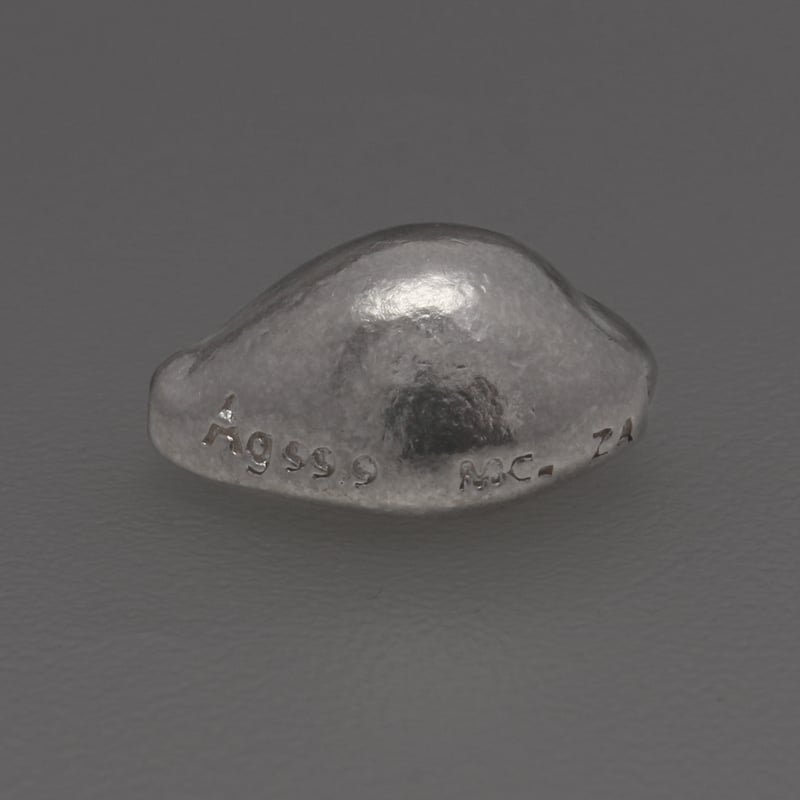 Silber 3-D Barren "100 x 10g Cowrie Muschel Bag" - Detailansicht 2