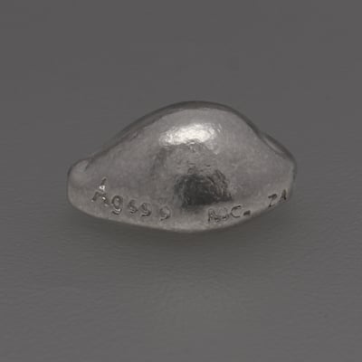 Silber 3-D Barren "100 x 10g Cowrie Muschel Bag" - Miniaturansicht 3