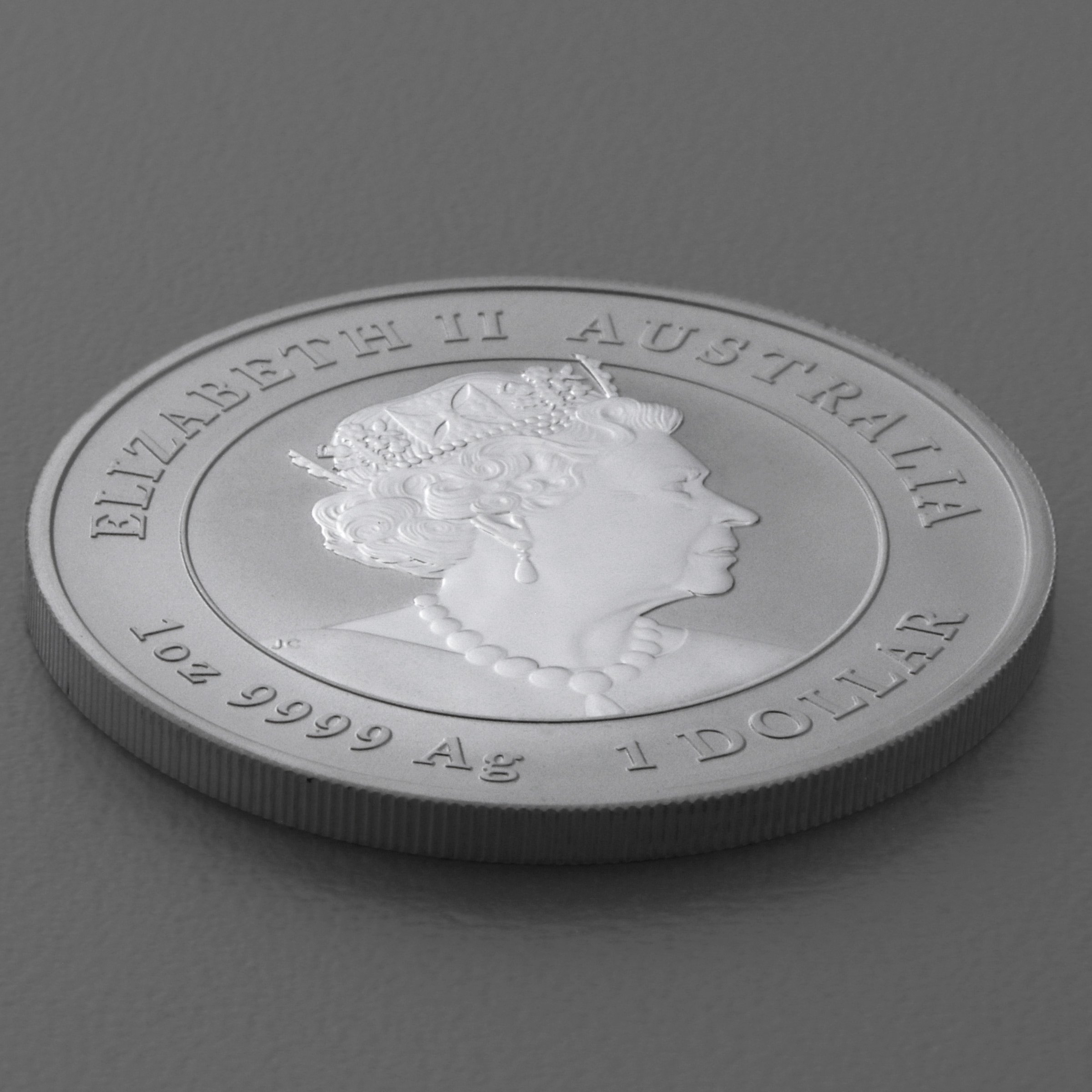 Silbermünze 1oz "Hase" 2023 Lunar III – Year of the Rabbit diff. (Australien) - Detailansicht 3