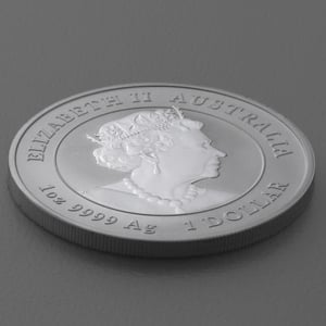 Silbermünze 1oz "Hase" 2023 Lunar III – Year of the Rabbit diff. (Australien) - Miniaturansicht 4