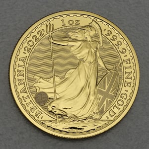 Goldmünze 1oz "Britannia" 2022 Elizabeth II. (Großbritannien) - Hauptansicht