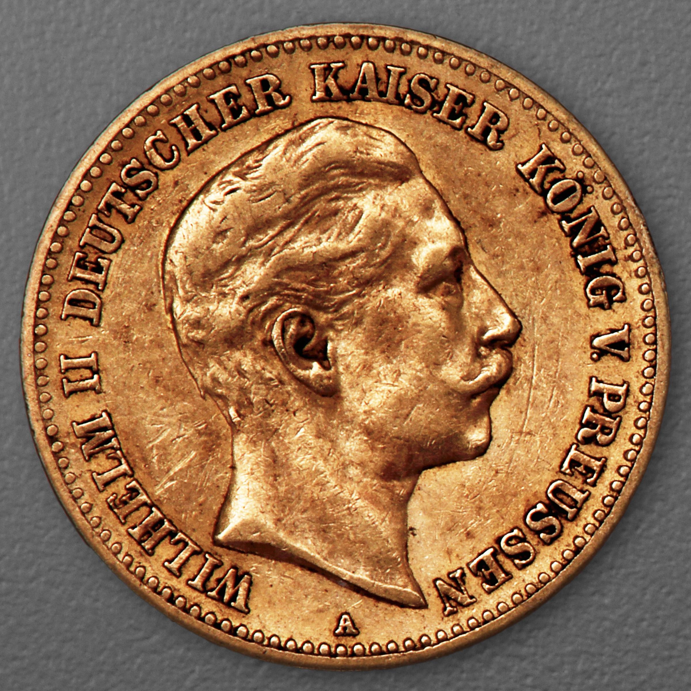Goldmünze 10 Mark "Wilhelm II." 1896-A J.251 (Preußen) - Hauptansicht