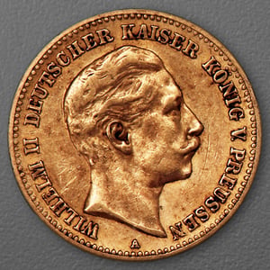 Goldmünze 10 Mark "Wilhelm II." 1896-A J.251 (Preußen) - Hauptansicht