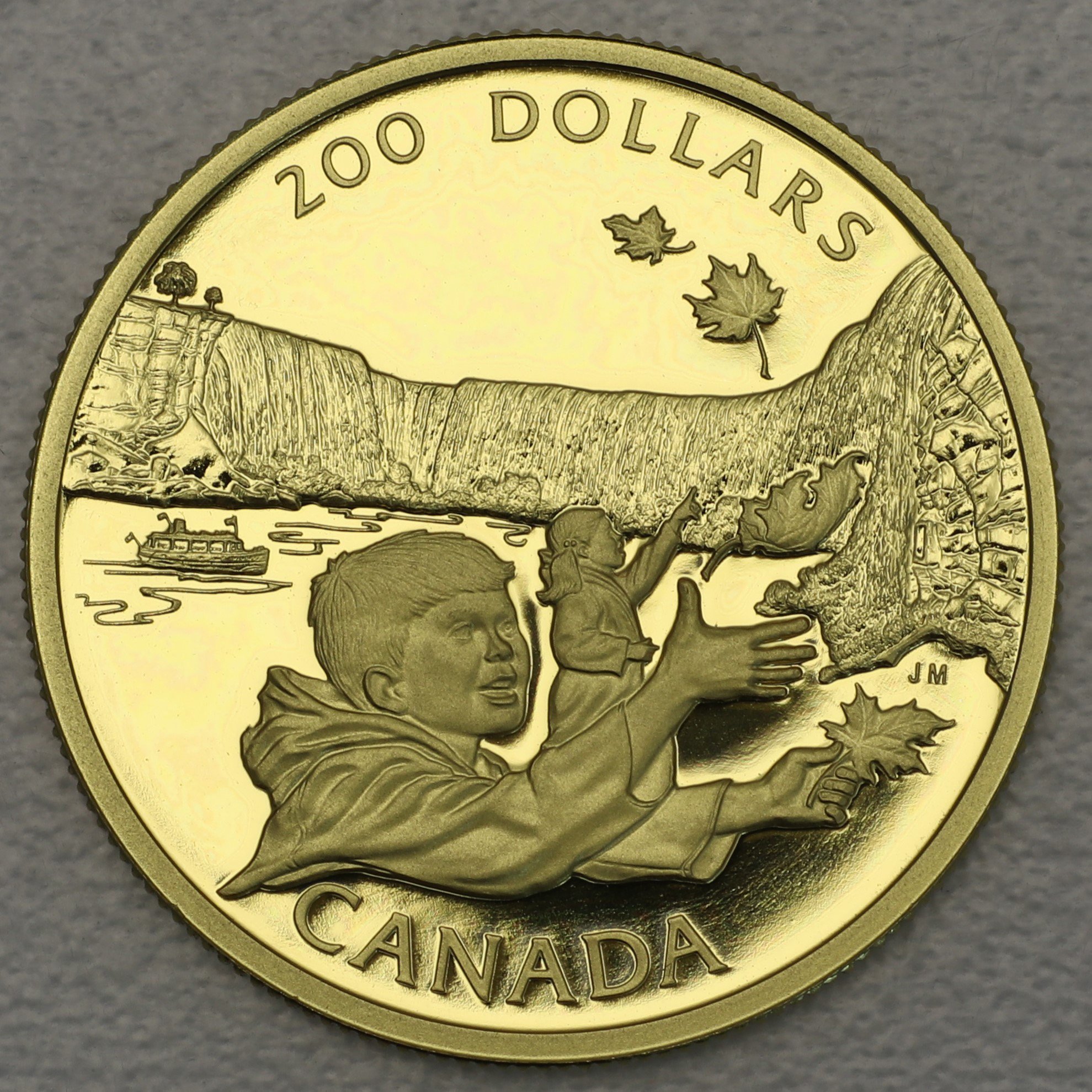 Goldmünze 200 Dollar "Niagara Falls" 1992 (Kanada) - Hauptansicht