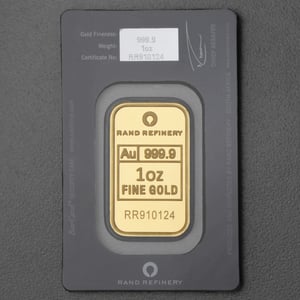 Goldbarren 1oz Rand Refinery "Elefanten-Motiv" - Miniaturansicht 2