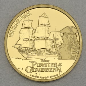 Goldmünze 1oz "The Black Pearl" 2021 Disney – Pirates of the Caribbean (Niue) - Hauptansicht