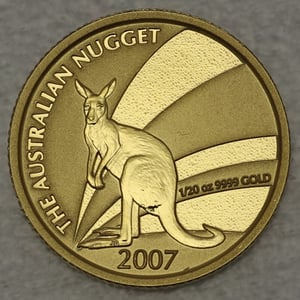 Goldmünze 1/20oz "Känguru" 2007 Australian Nugget (Australien) - Hauptansicht