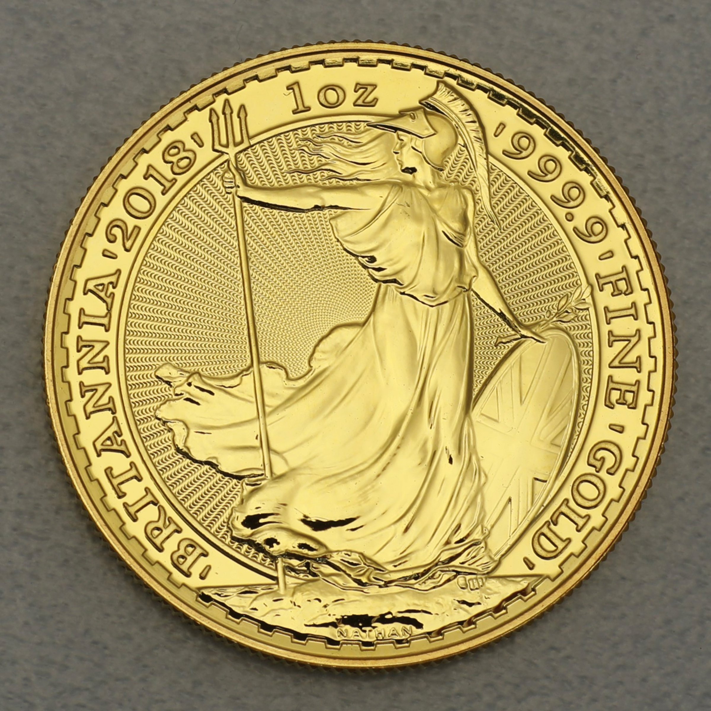 Goldmünze 1oz "Britannia" 2018 (Großbritannien) - Hauptansicht