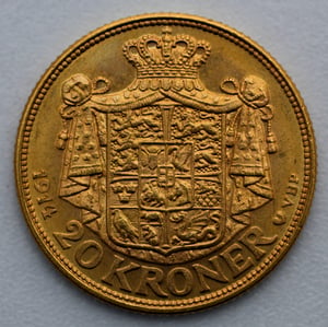 Goldmünze 20 Kronen "Christian X." (Dänemark) - Miniaturansicht 2