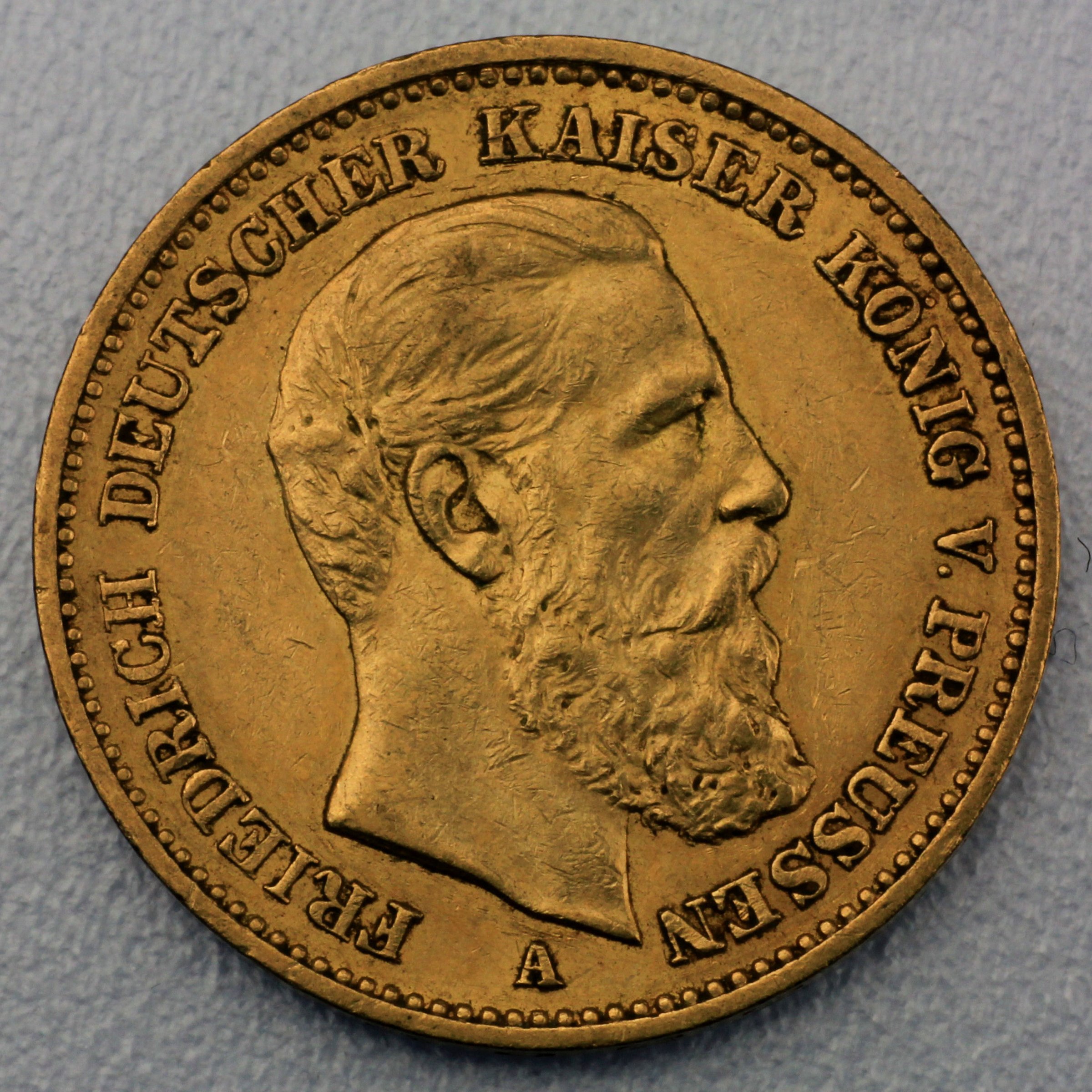 Goldmünze 20 Mark "Friedrich III." 1888 (Preußen) - Hauptansicht