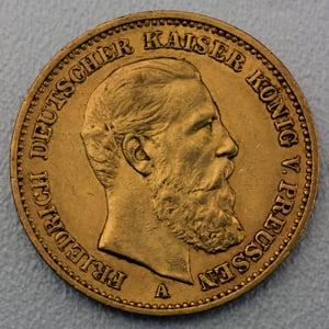 Goldmünze 20 Mark "Friedrich III." 1888 (Preußen) - Hauptansicht