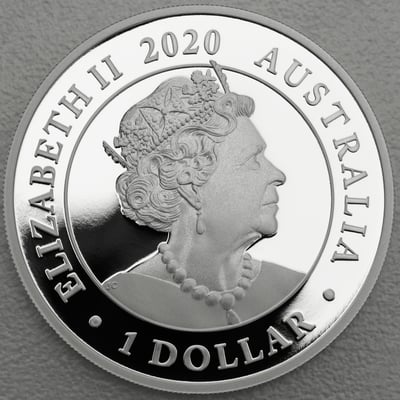 Silbermünze 1oz "Schwan" 2020 (PP) (Australien) - Miniaturansicht 2