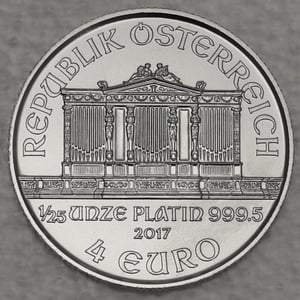 Platinmünze 1/25oz "Wiener Philharmoniker" verschiedene Jahrgänge 19% (Österreich) - Miniaturansicht 1