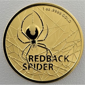 Goldmünze 1oz "Redback Spider" 2020 Australia’s Most Dangerous (Royal Australian Mint) - Miniaturansicht 1