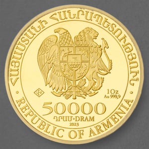 Goldmünze 1oz "Arche Noah" 2023 (Armenien) - Miniaturansicht 2