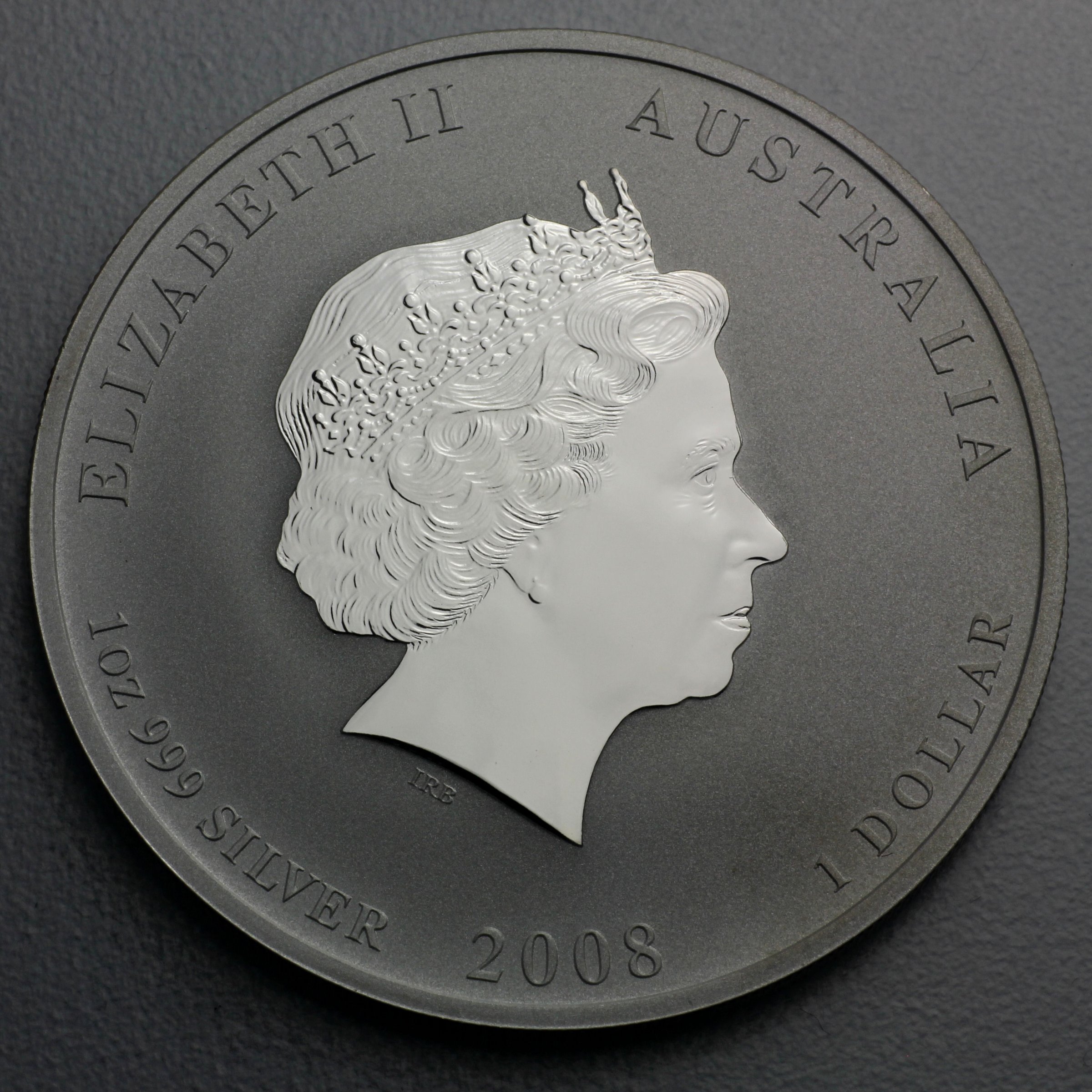 Silbermünze 1oz "Maus" 2008 Lunar II – Year of the Mouse (Australien) - Detailansicht 1