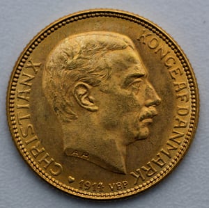 Goldmünze 20 Kronen "Christian X." (Dänemark) - Hauptansicht