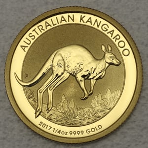 Goldmünze 1/4oz "Känguru" 2017 (Australien) - Hauptansicht