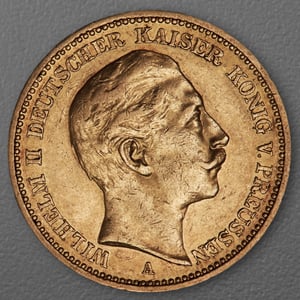 Goldmünze 20 Mark "Wilhelm II." 1891-A J.252 (Preußen) - Hauptansicht
