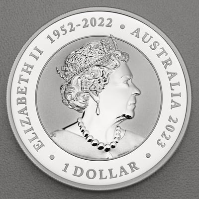 Silbermünze 1oz "Schwan" 2023 (Australien) - Miniaturansicht 2