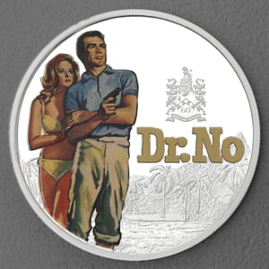 Silbermünze 1oz "Dr. No" 2022 (PP/koloriert) James Bond (Tuvalu) - Hauptansicht