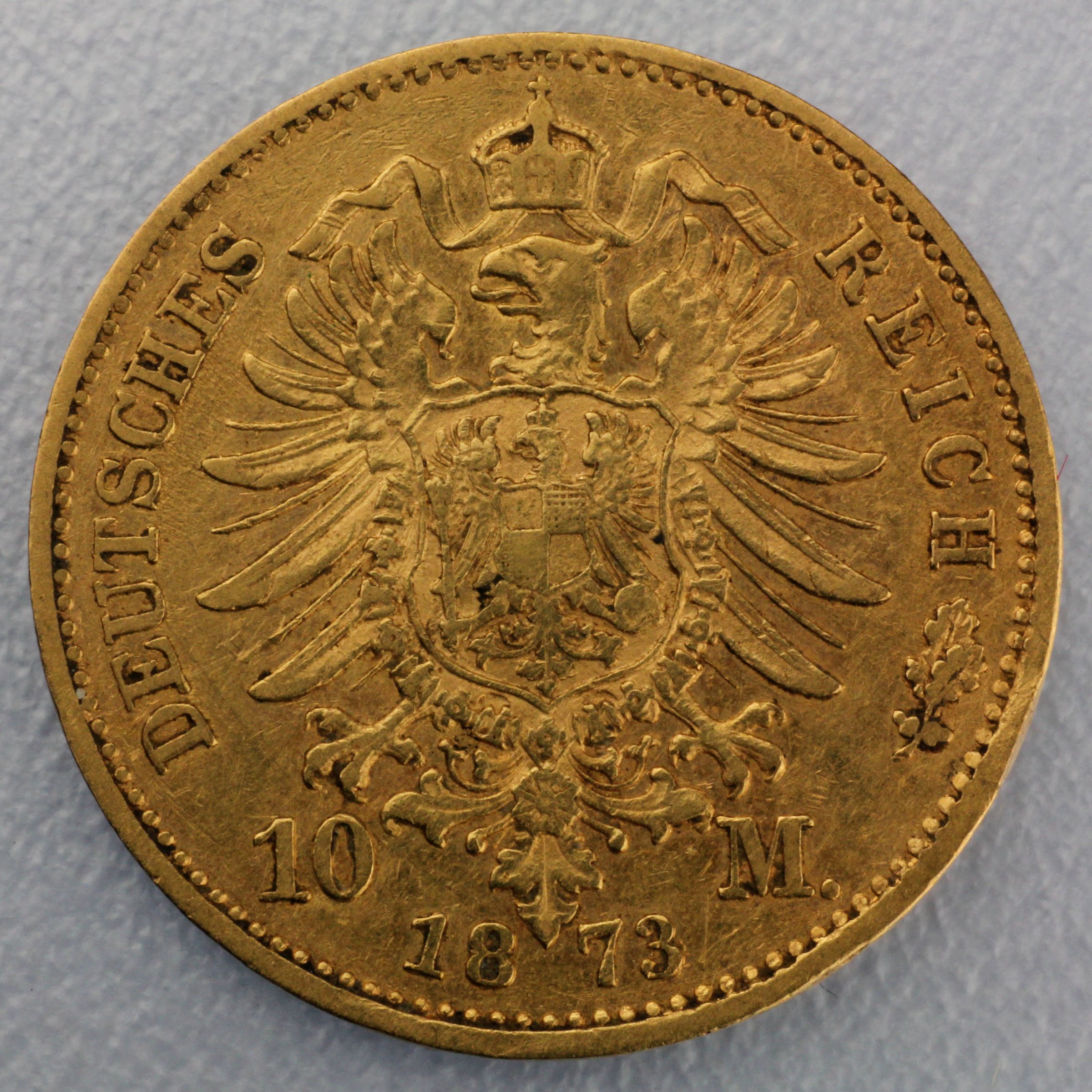 Goldmünze 10 Mark "Ludwig II." (Bayern) - Detailansicht 1