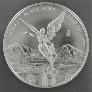 Silbermünze 5oz "Libertad" 2010 (Mexiko) - Miniaturansicht 1