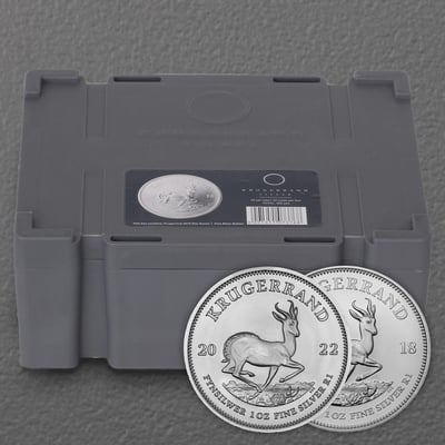 Silbermünze 500 x 1oz "Krügerrand" verschiedene Jahrgänge Masterbox diff. (Südafrika) - Miniaturansicht 1