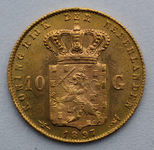 Goldmünze 10 Gulden "Wilhelmina" verschiedene Jahrgänge (Niederlande) - Miniaturansicht 4