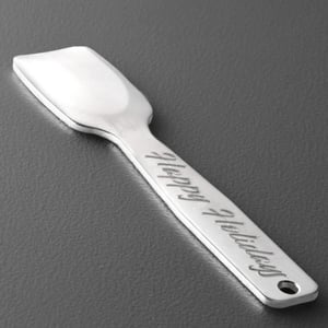 Gourmet-Löffel "Happy Holidays" Sterling-Silber - Miniaturansicht 3