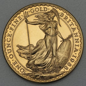 Goldmünze 1oz "Britannia" 1988 (Großbritannien) - Hauptansicht