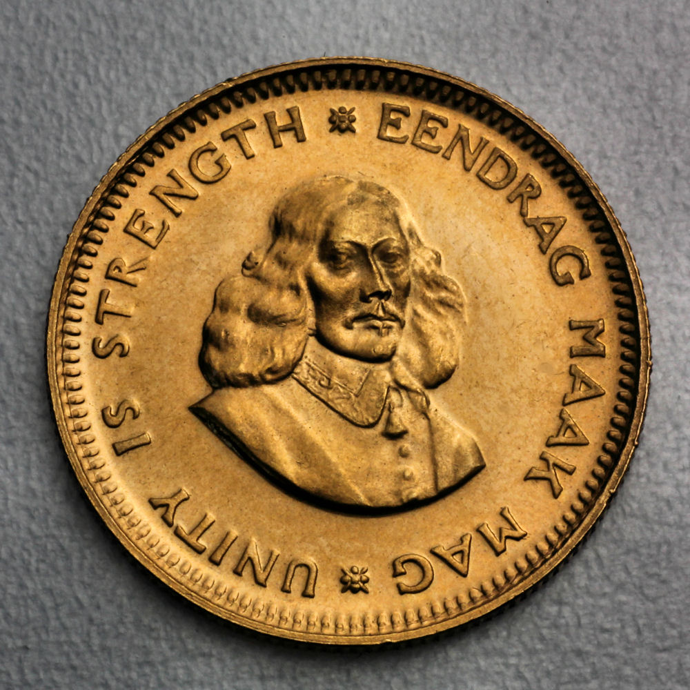 Goldmünze "1 Rand" (Südafrika) - Hauptansicht