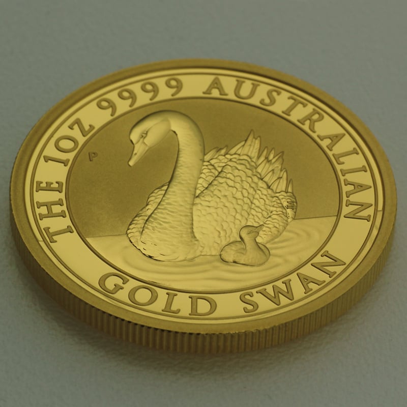 Goldmünze 1oz "Schwan" 2018 Australian Gold Swan (Australien) - Detailansicht 2