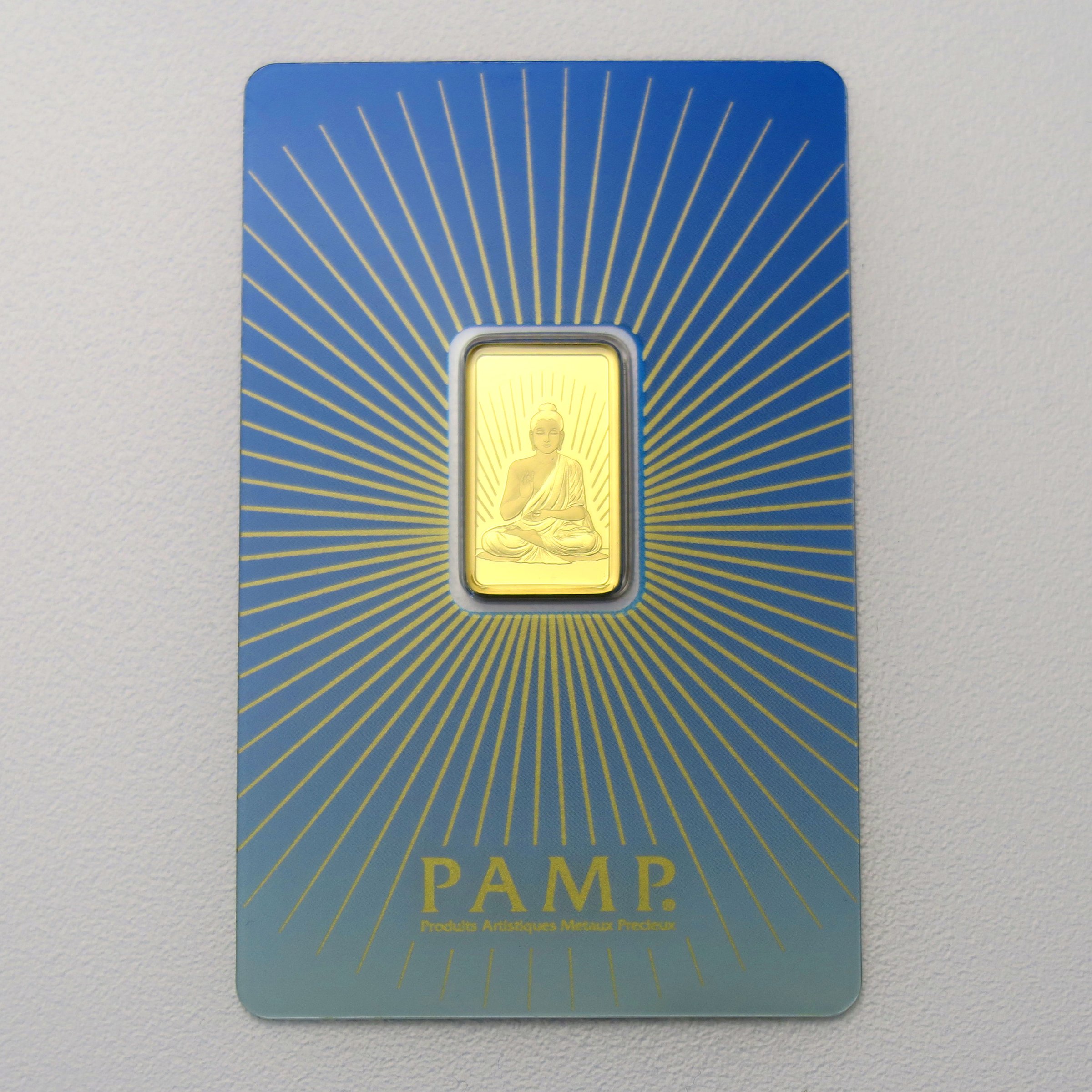Goldbarren 5g PAMP "Buddha" - Hauptansicht