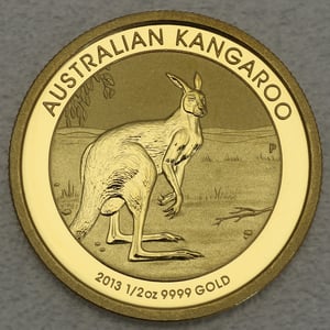 Goldmünze 1/2oz "Känguru" verschiedene Jahrgänge (Australien) - Miniaturansicht 5