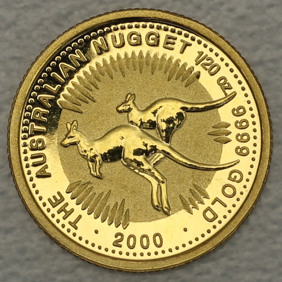 Goldmünze 1/20oz "Känguru" 2000 Australian Nugget (Australien) - Hauptansicht