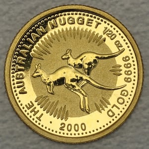 Goldmünze 1/20oz "Känguru" 2000 Australian Nugget (Australien) - Hauptansicht