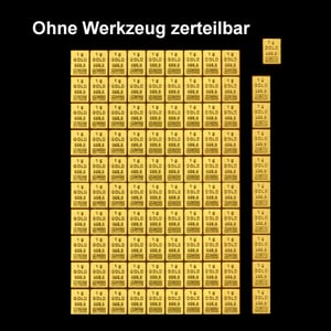 Goldtafel (100x 1g Feingold) "CombiBar" - Miniaturansicht 7